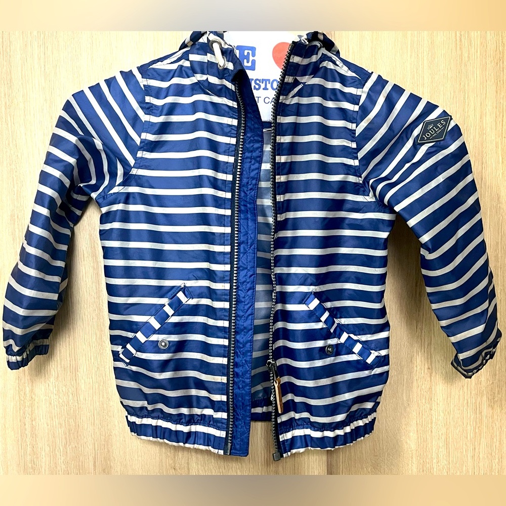 Joules kids boy rain jacket with hood , size 4y, 104cm
